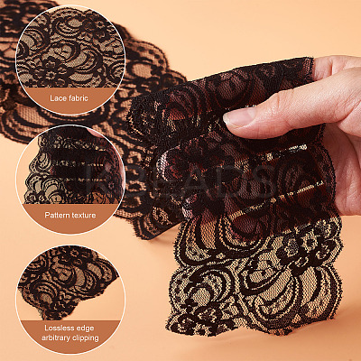 5 Yards Elastic Lace Trim OCOR-YS0001-06-1