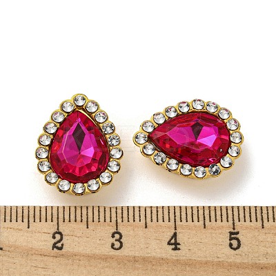 Acrylic Rhinetsone Cabochons FIND-C054-02G-04-1