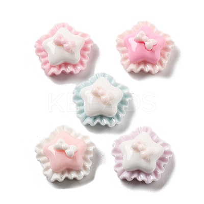 Cute Mini Cartoon Bowknot Series Resin Cabochons LS-CRES-I037-04C-1