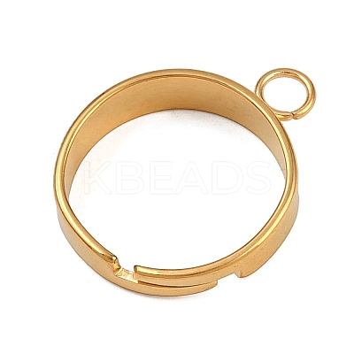304 Stainless Steel Loop Ring Base LS-STAS-G363-13G-03-1
