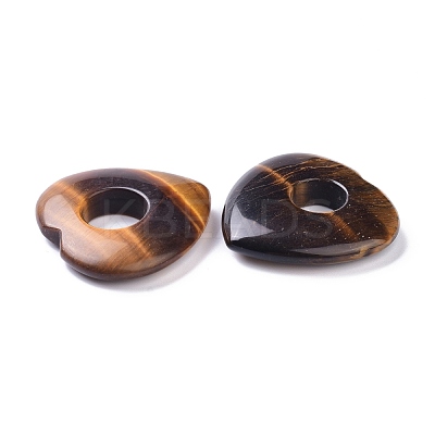 Natural Tiger Eye Pendants G-F708-04D-1