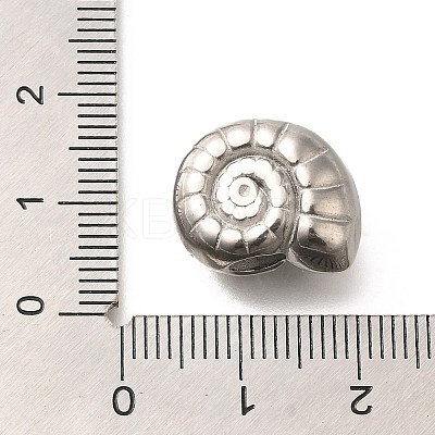 Anti-Tarnish 304 Stainless Steel European Beads STAS-I321-49P-1