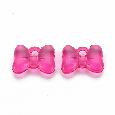 Transparent Acrylic Pendants TACR-T024-02BA-906-1