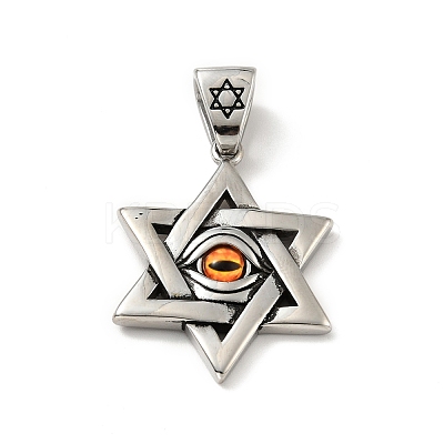 Non-Tarnish 304 Stainless Steel Pendants STAS-E058-13P-1