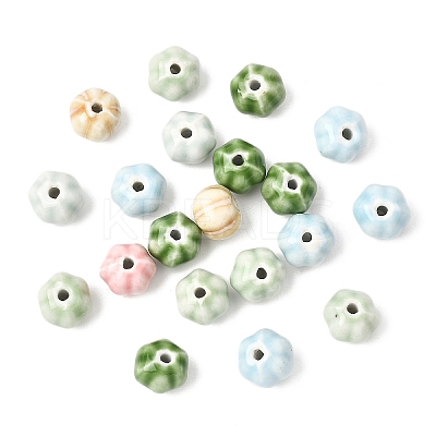 20Pcs Handmade Porcelain Beads PORC-YW0001-52E-1