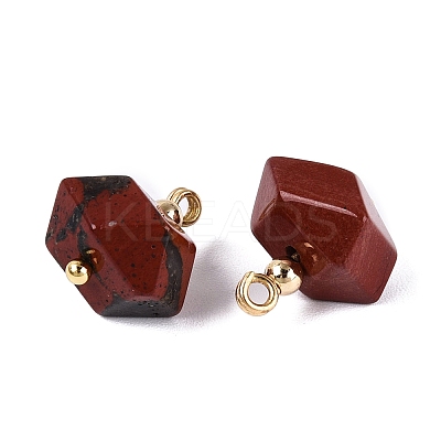 Natural Red Jasper Pendants GG-N004-03G-03-1