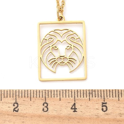 304 Stainless Steel Necklace LS-NJEW-D330-01G-05-1