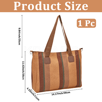Striped Canvas Bags ABAG-CN0001-70A-1