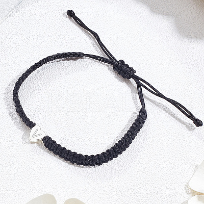 1Pc Adjustable Nylon Cord Braided Bracelets for Women Men BJEW-LP0001-34V-P-1