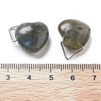 Natural Labradorite Pendants G-K371-02P-03-1