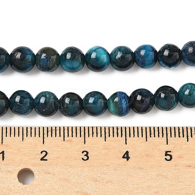 Grade B Natural Tiger Eye Beads Strands G-F591-18-6mm-02-1