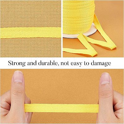 Cotton Twill Tape Ribbons OCOR-WH0058-35K-1