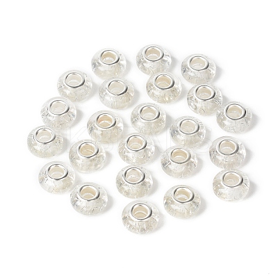 Rondelle Resin European Beads RPDL-A001-01-11-1