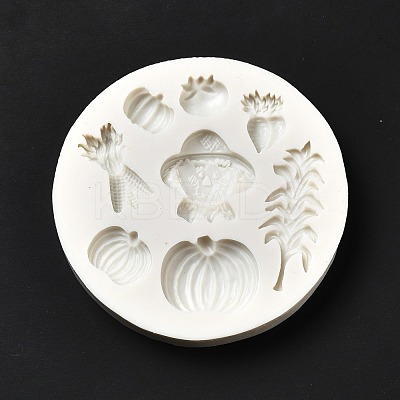 DIY Autumn Ornament Food Grade Silicone Molds DIY-G054-B02-1