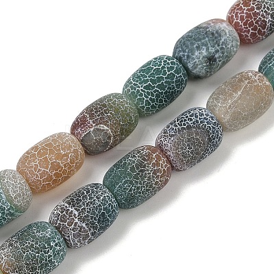 Natural Weathered Agate Beads Strands G-NH0047-B01-01-1