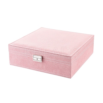 Velvet & Wood Jewelry Boxes VBOX-I001-03B-1