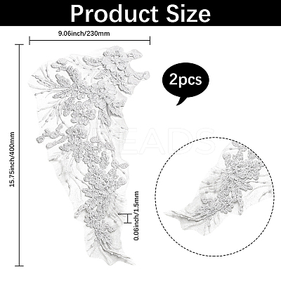 Polyester Lace for Clothing Decoration FIND-WH20040-11B-1
