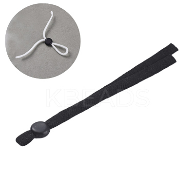 Hollow Flat Nylon Elastic Band AJEW-E034-85A-1