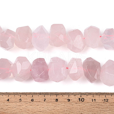 Natural Rose Quartz Beads Strands G-N347-18A-02-1