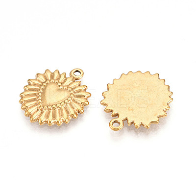 304 Stainless Steel Pendants STAS-N109-119G-1