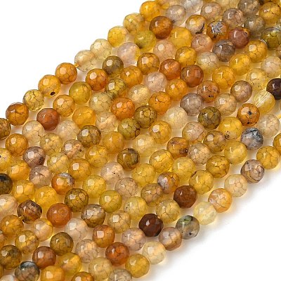 Natural Agate Beads Strands X-G-H302-A01-14-1