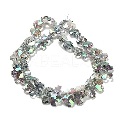 Electroplate Glass Beads Strands EGLA-P066-03A-FR04-1