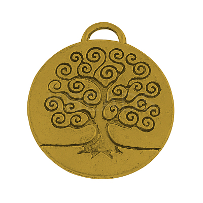 Tibetan Style Alloy Enamel Pendants Setting LS-TIBEP-3395-AG-NR-1