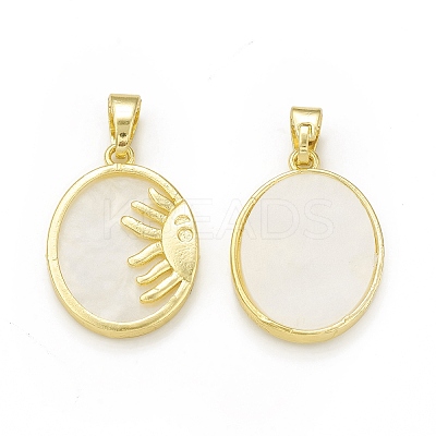 Plastic Pendants KK-C011-28G-1