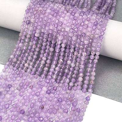 Natural Lavender Amethyst Beads Strands X-G-C127-A03-04-1