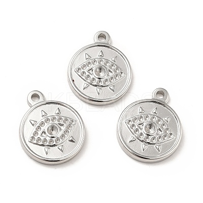 Tarnish Resistant 304 Stainless Steel Pendant Rhinestone Settings STAS-P312-13P-1