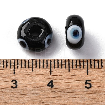 Handmade Evil Eye Lampwork Beads LAMP-F021-01-05-1