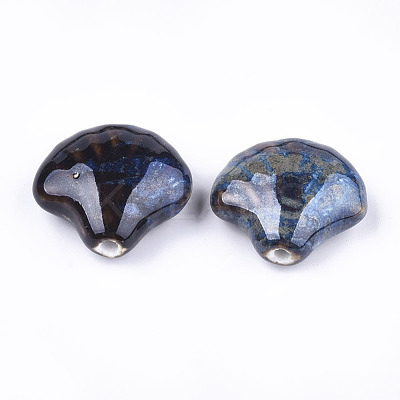 Handmade Porcelain Beads X-PORC-S498-36A-1