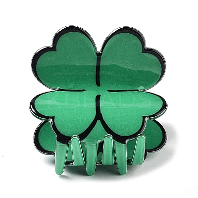 Saint Patrick's Day PVC Plastic Claw Hair Clips PHAR-D016-01C-1
