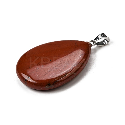 Natural Red Jasper Pendants G-F820-14P-14-1