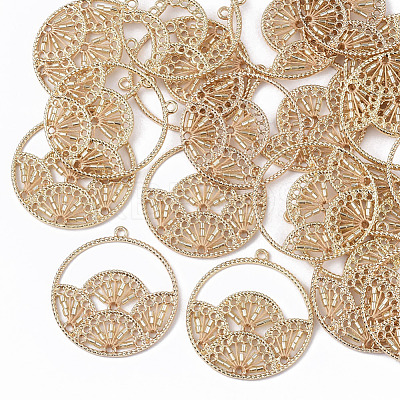 Polyester Thread Woven Pendants FIND-N004-002F-1