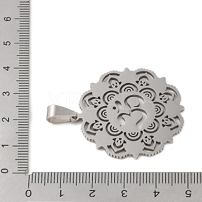 Non-Tarnish 201 Stainless Steel Pendants STAS-S126-04P-1