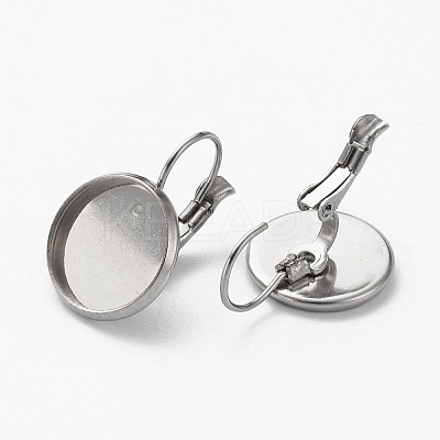 Tarnish Resistant 304 Stainless Steel Leverback Earring Findings LS-STAS-L253-005C-P-1