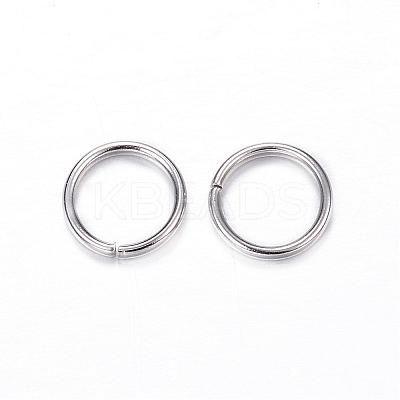 Tarnish Resistant 304 Stainless Steel Open Jump Rings STAS-D447-13-1