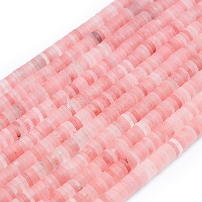 Cherry Quartz Glass Beads Strands G-P575-B27-6x1mm-1