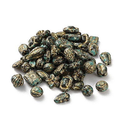 Opaque Acrylic Beads OACR-M015-15H-1