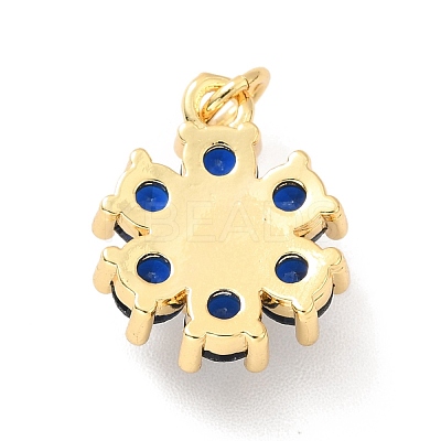 Rack Plating Brass Pendants KK-M227-13G-1