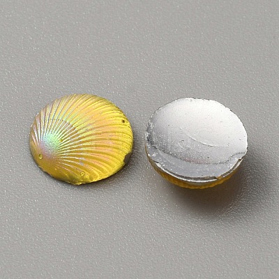 Opaque Resin Cabochons CRES-WH0010-044I-1