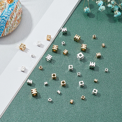 140Pcs 6 Styles Brass Beads KK-PH0003-90-1