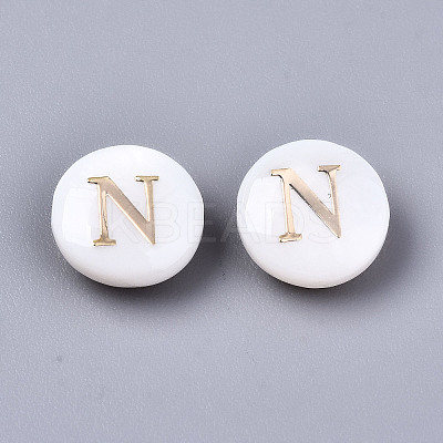 Natural Freshwater Shell Beads SHEL-S266-12N-1
