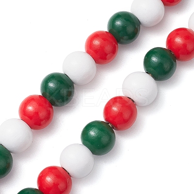 Wooden Beads Hanging Ornaments HJEW-JM02146-1