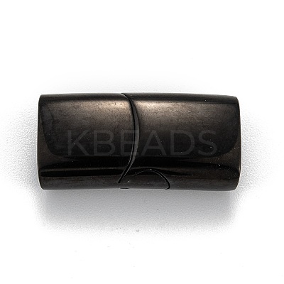 316 Surgical Stainless Steel Magnetic Clasps with Glue-in Ends X-STAS-F269-01B-1