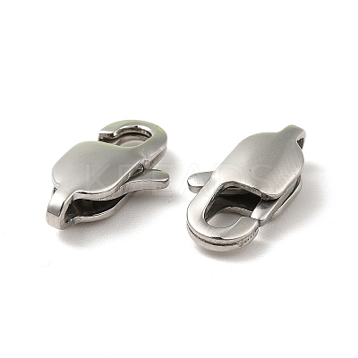 Tarnish Resistant 304 Stainless Steel Lobster Claw Clasps X-STAS-K13-1