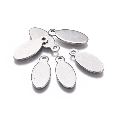 Tarnish Resistant 201 Stainless Steel Stamping Blank Tag Pendants STAS-F207-29P-1