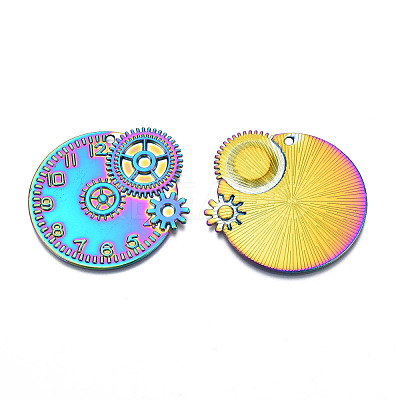 Rainbow Color Alloy Pendants PALLOY-N156-196-1