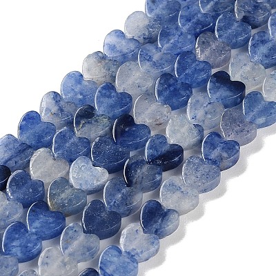 Dyed & Heated Natural Blue Aventurine Beads Strands G-M403-A33-02-1